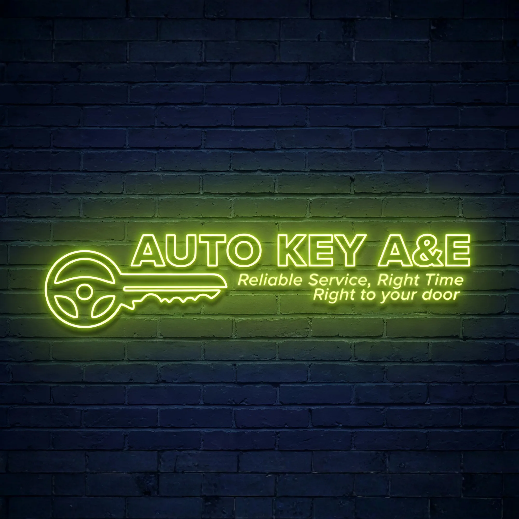 Neon LED Company Logo Wall Sign