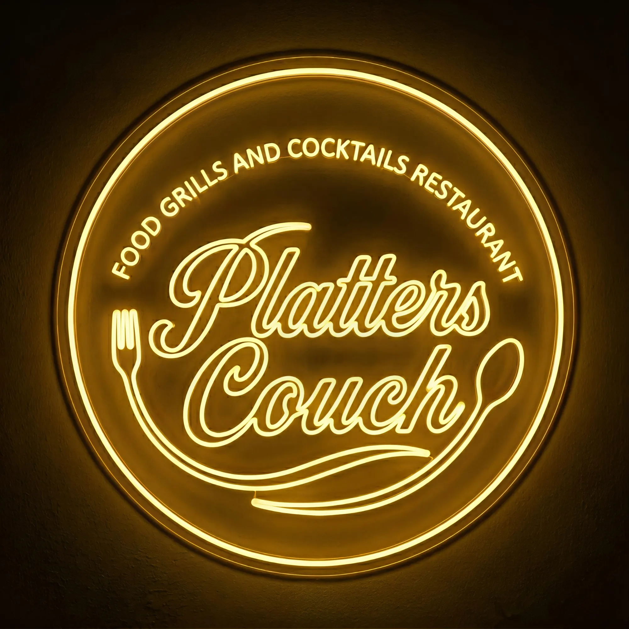 Neon LED Company Logo Wall Sign