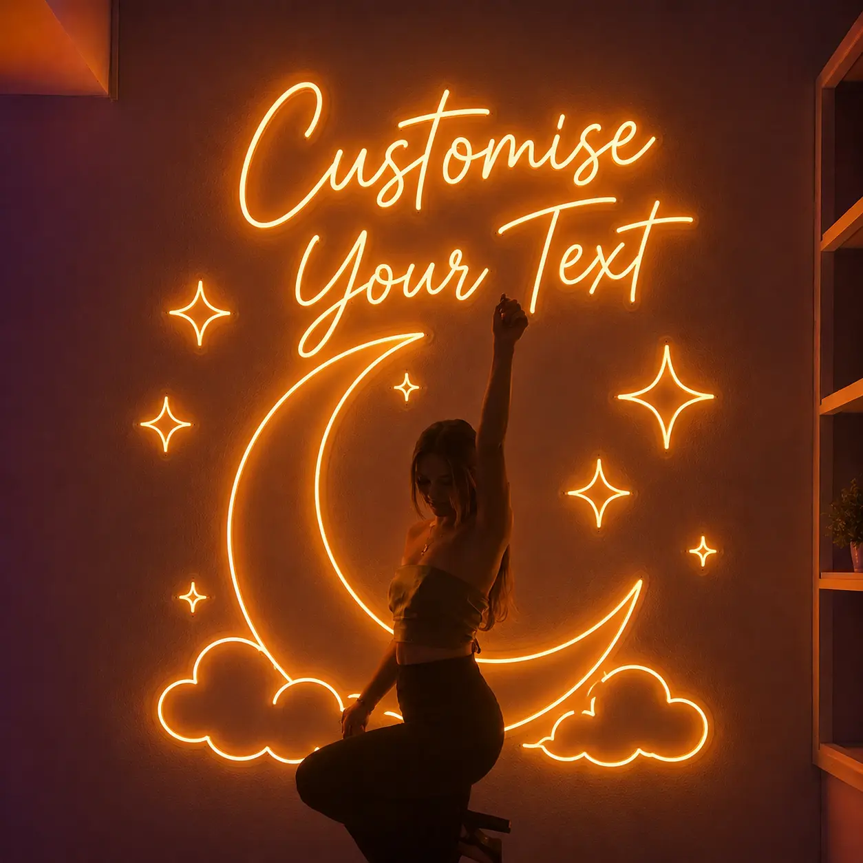 Trending LED Neon Shape - Bespoke Neon Wall Sign - Logo, Text & Decorative Neon Light