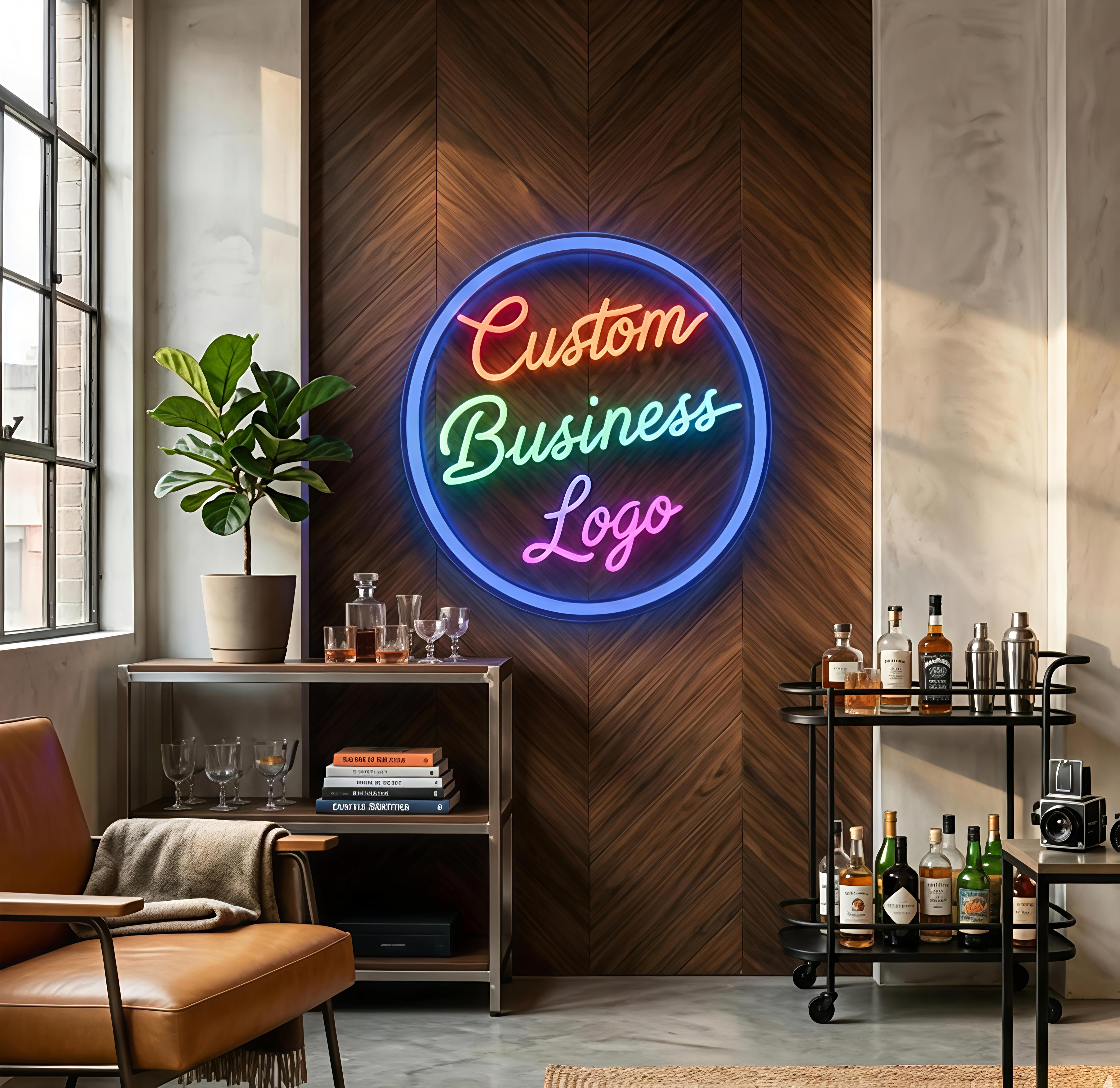 Custom LED Neon Sign of your Logo/Brand Name - In your Brand Colors