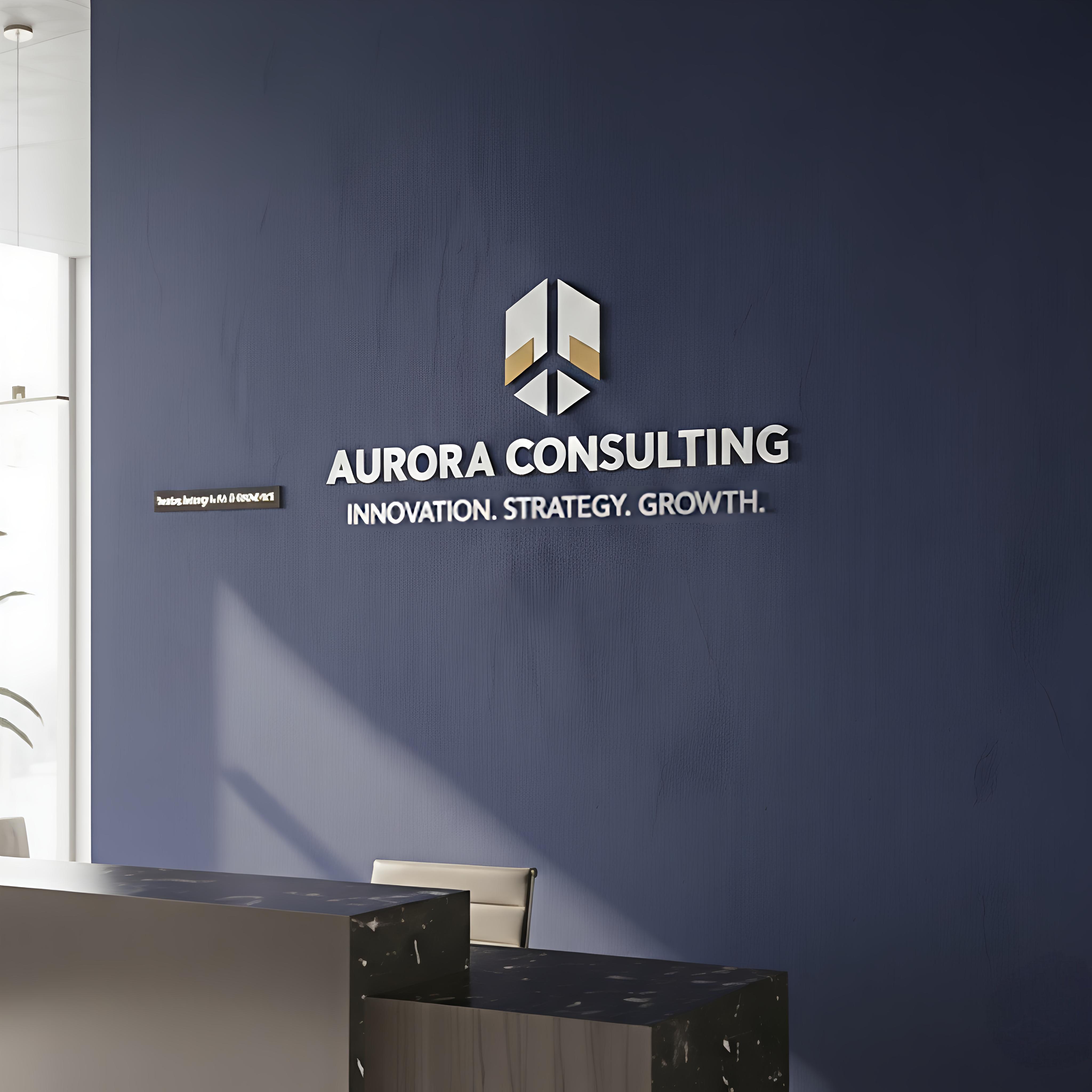 Logo 3mm Acrylic Sign for Reception 