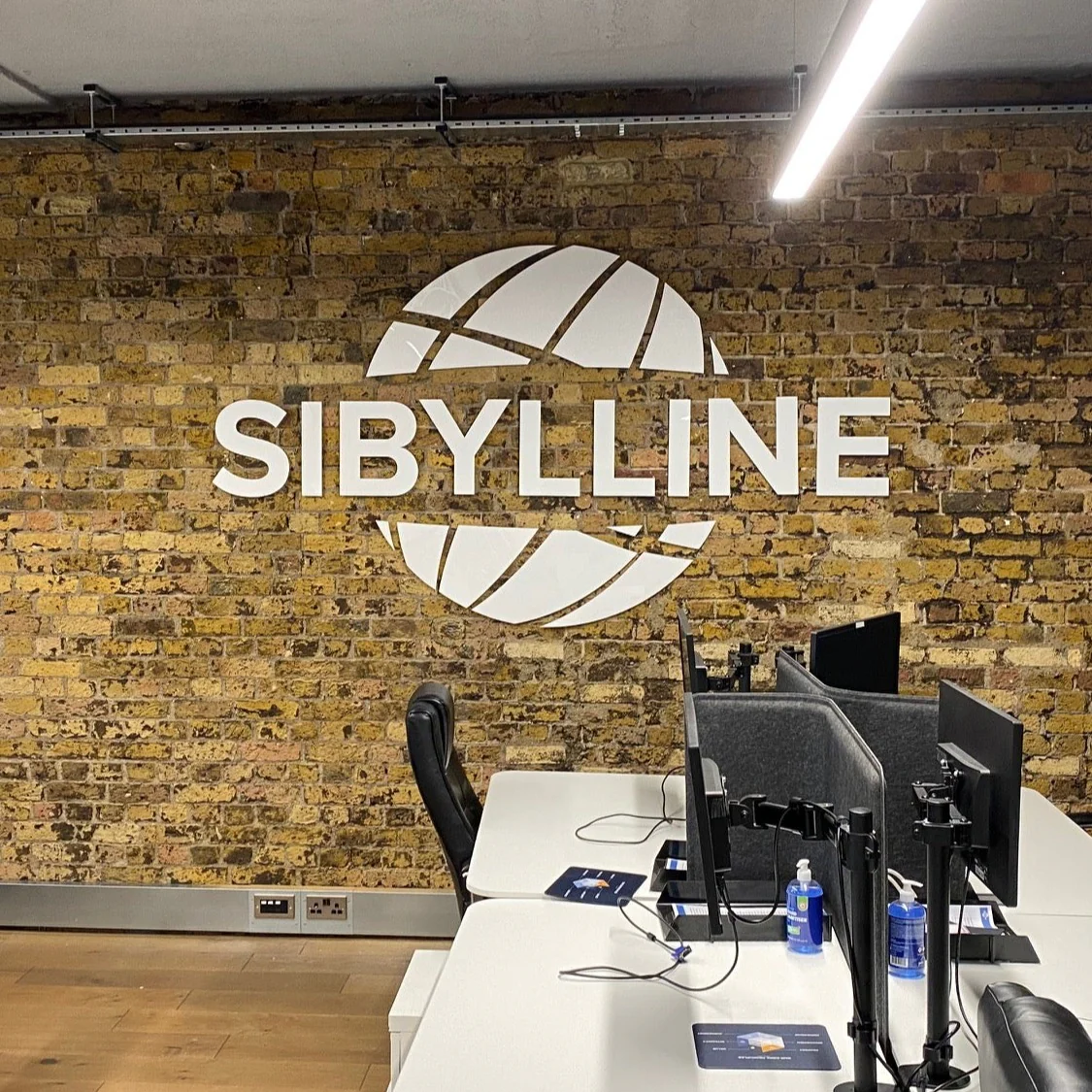 3D Acrylic Logo Wall Sign Standard Colours