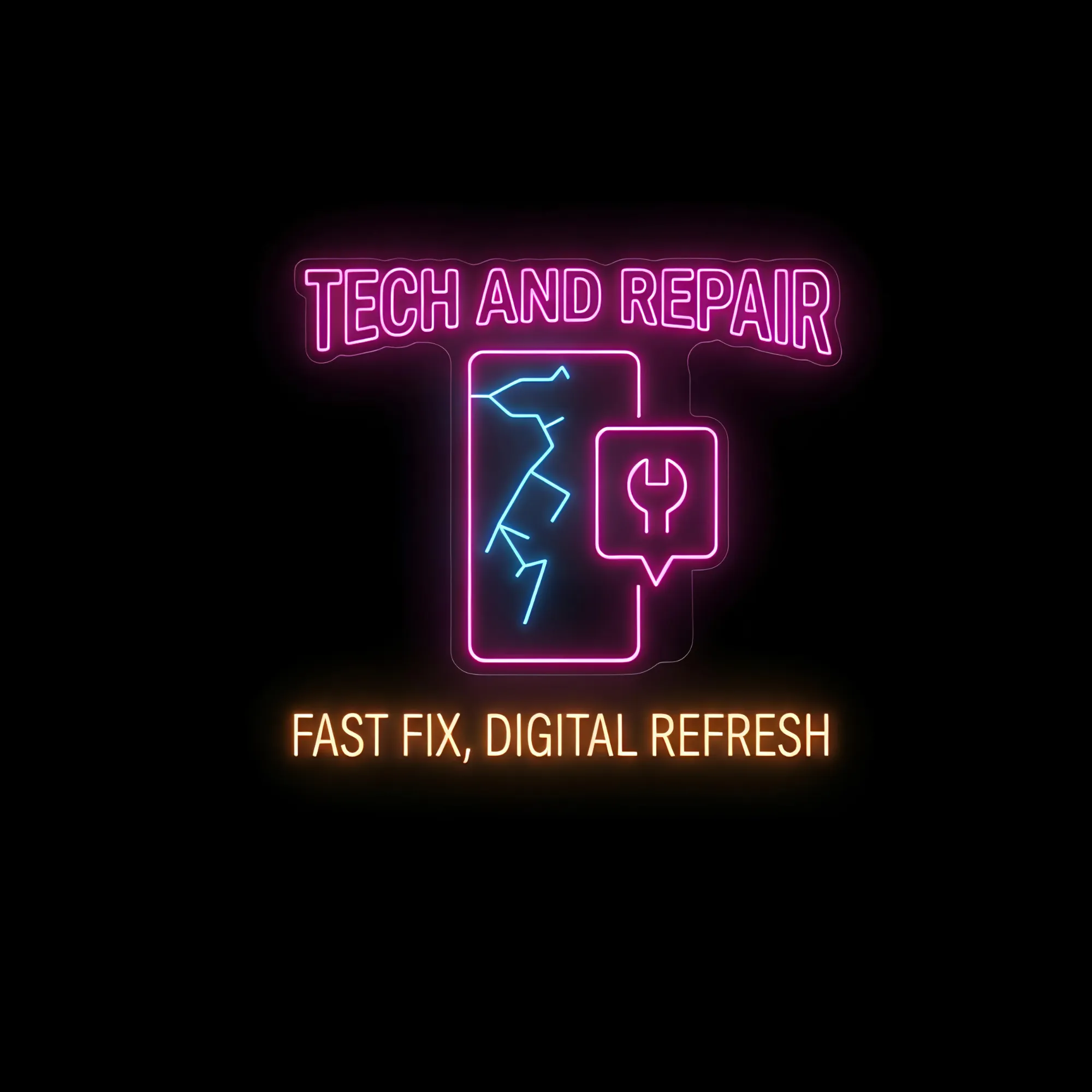Neon LED Company Logo Wall Sign