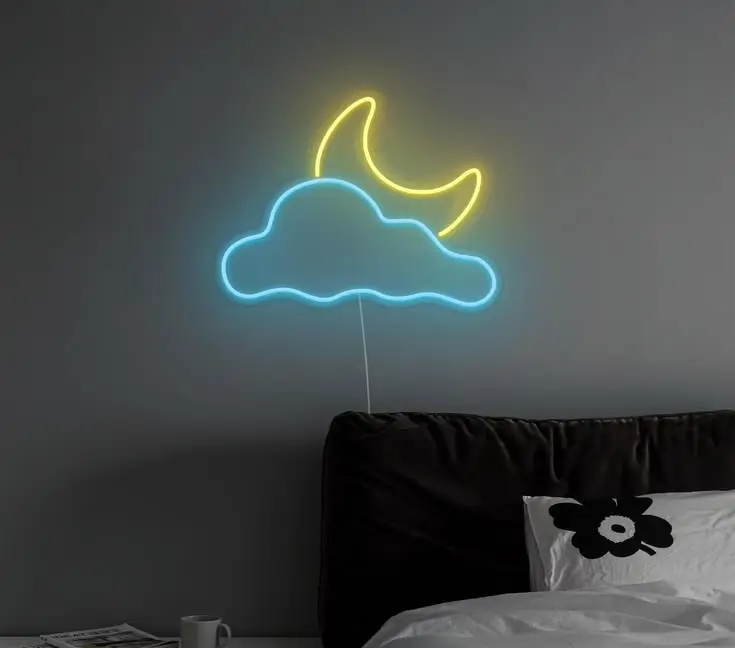 Trending LED Neon Shape - Bespoke Neon Wall Sign - Logo, Text & Decorative Neon Light