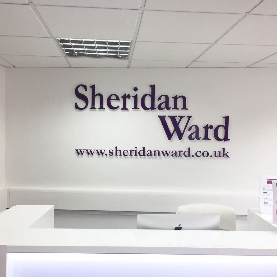 3D Acrylic Logo Wall Sign Standard Colours