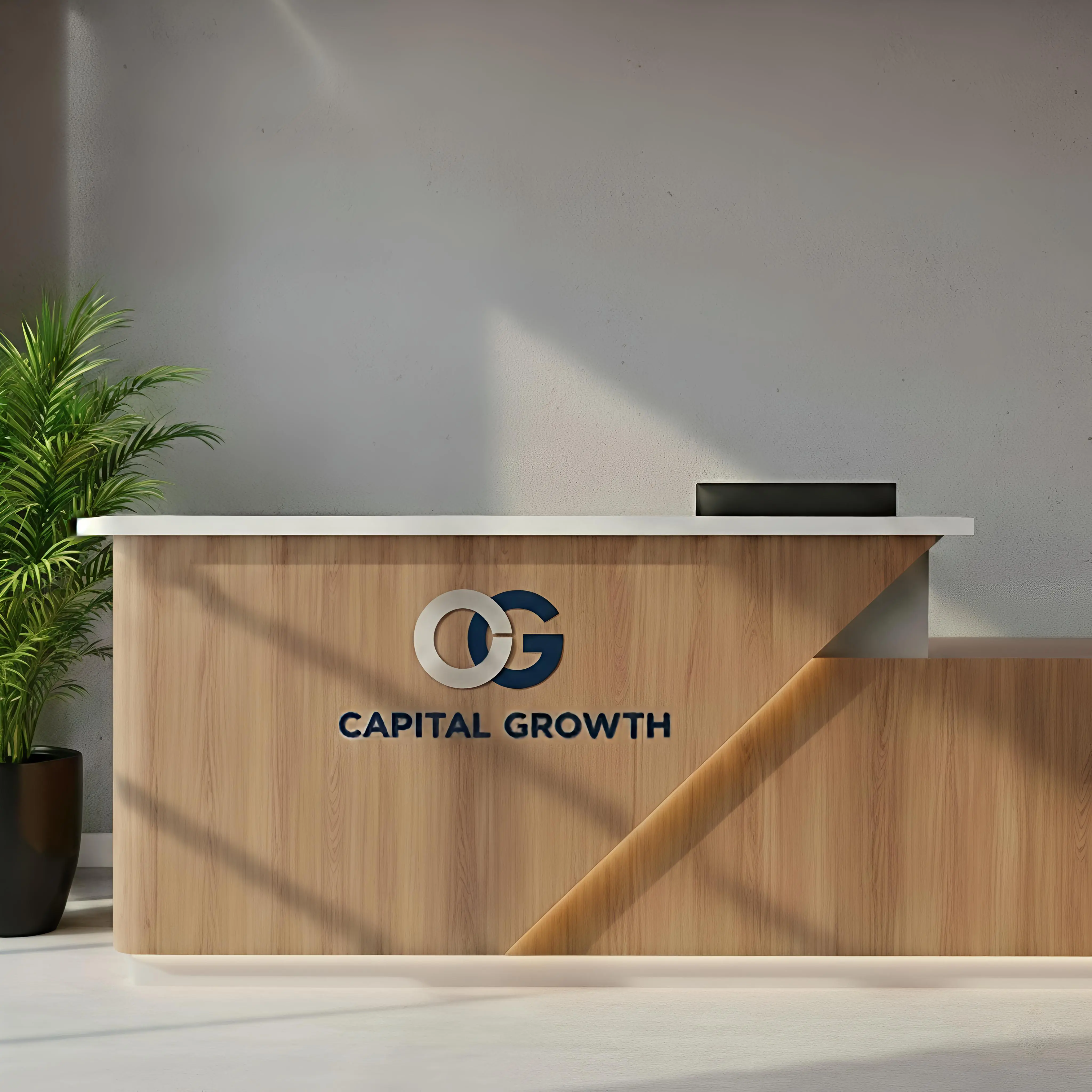 Custom Acrylic Desk Branding Sign