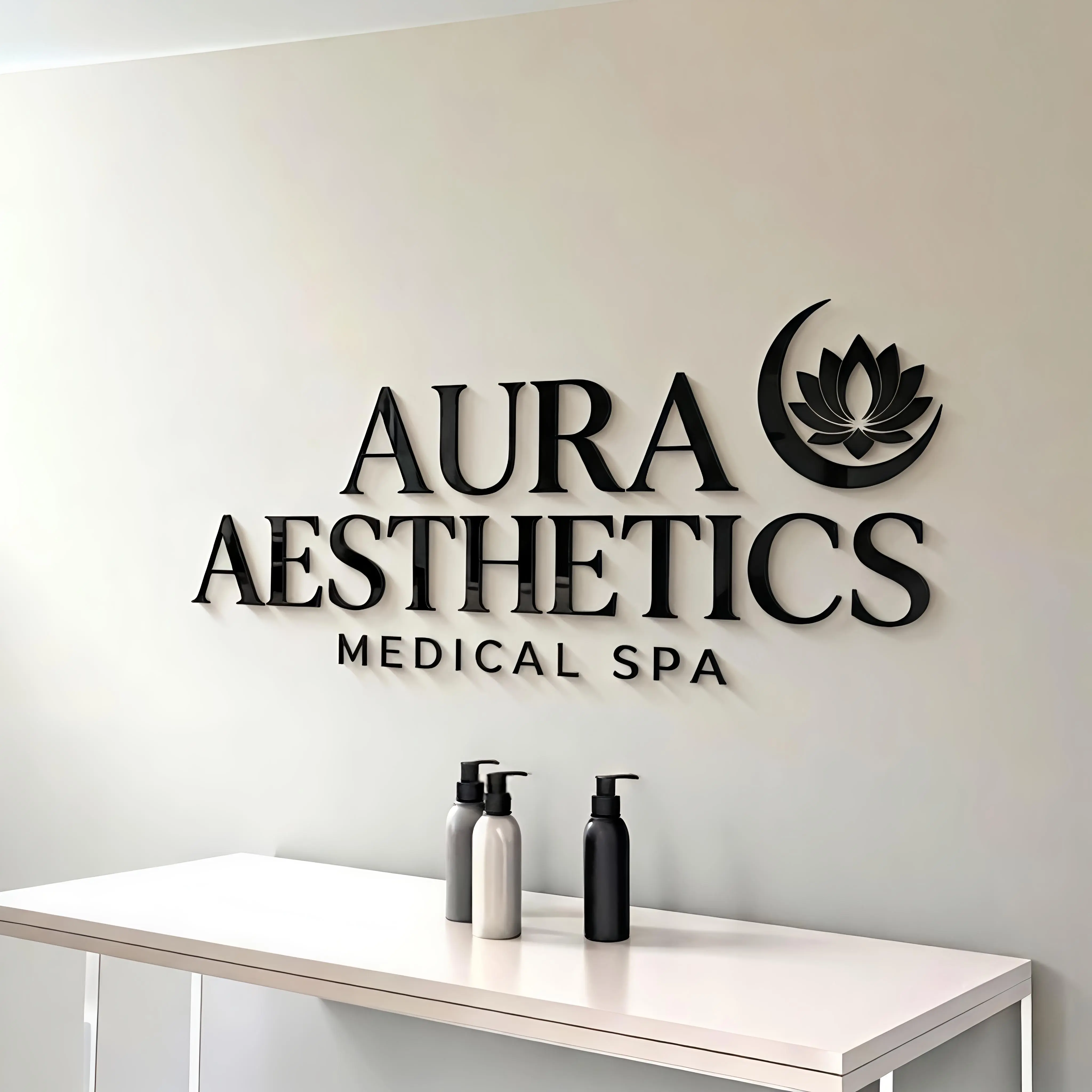 Acrylic on MDF Composite Sign – 7mm Total Thickness