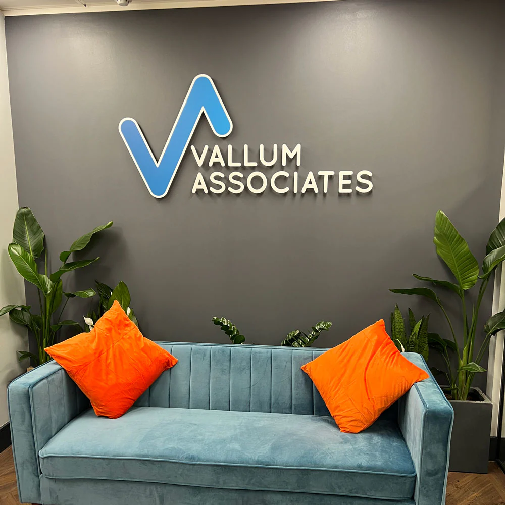 3D Acrylic Logo Wall Sign Standard Colours