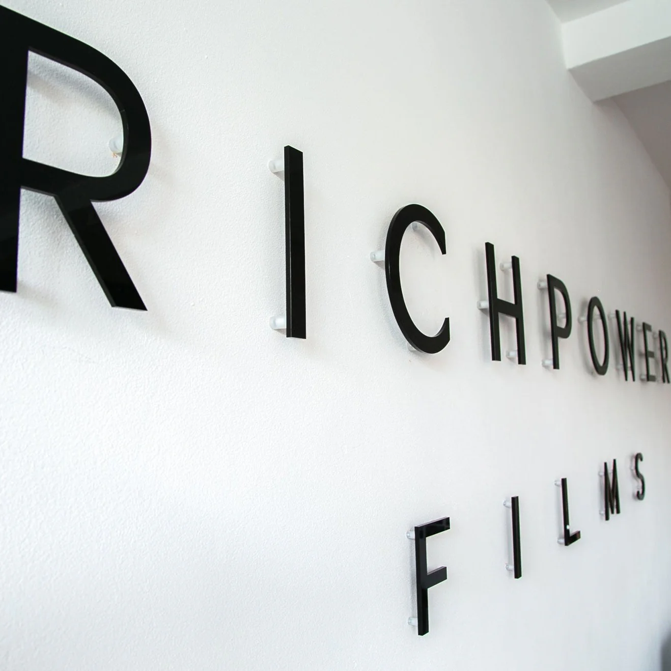 3D Acrylic Logo Wall Sign Standard Colours