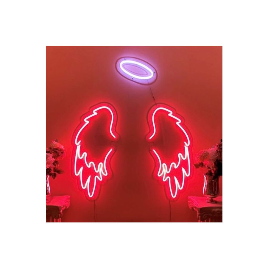 Angel Wings with Halo